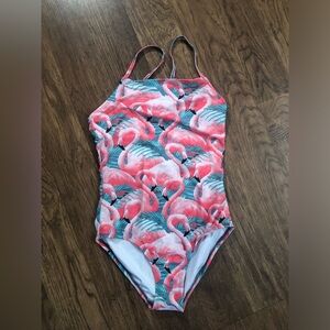 Flamingo Print Swimsuit